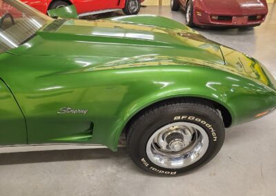 1973 Elkhart Green Corvette Stingray For Sale