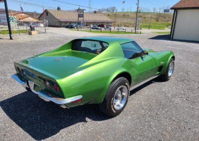 1973 Elkhart Green Corvette Stingray For Sale