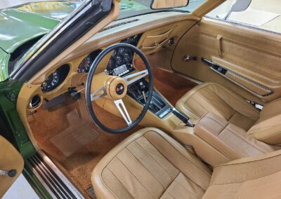 1973 Elkhart Green Corvette Stingray For Sale