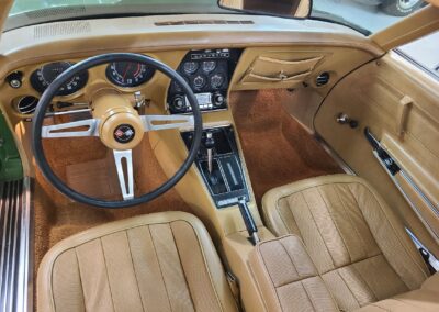 1973 Elkhart Green Corvette Stingray For Sale