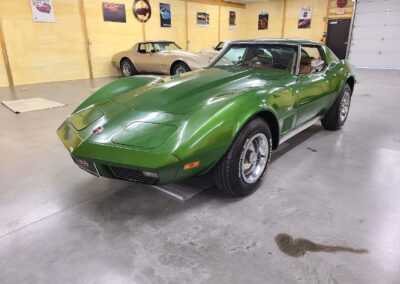 1973 Elkhart Green Corvette Stingray For Sale