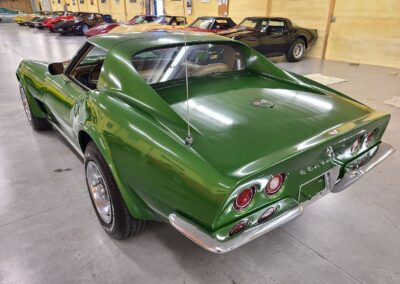 1973 Elkhart Green Corvette Stingray For Sale