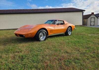 1973 Orange Corvette Medium Saddle 4spd For Sale