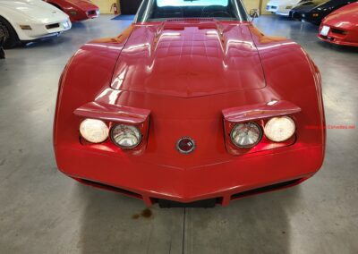 1973 Red Corvette 454 Big Block Black Interior For Sale