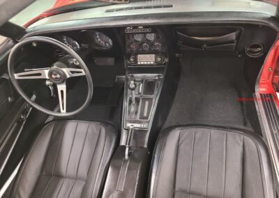 1973 Red Corvette 454 Big Block Black Interior For Sale