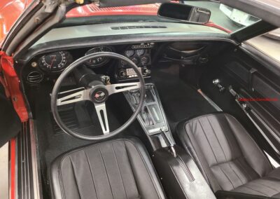 1973 Red Corvette 454 Big Block Black Interior For Sale