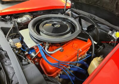 1973 Red Corvette 454 Big Block Black Interior For Sale