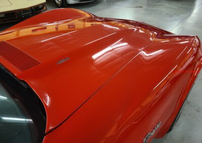 1973 Red Corvette 454 Big Block Black Interior For Sale