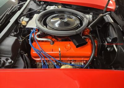 1973 Red Corvette 454 Big Block Black Interior For Sale