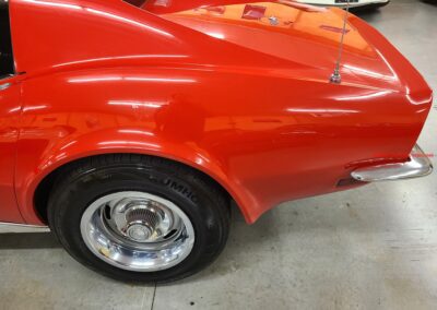1973 Red Corvette 454 Big Block Black Interior For Sale