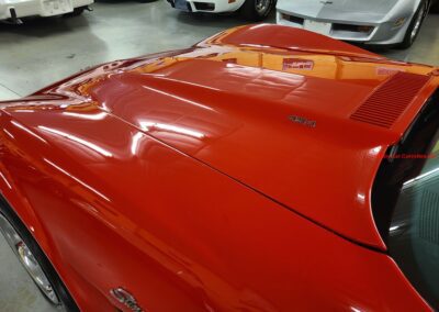 1973 Red Corvette 454 Big Block Black Interior For Sale