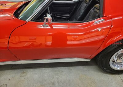 1973 Red Corvette 454 Big Block Black Interior For Sale