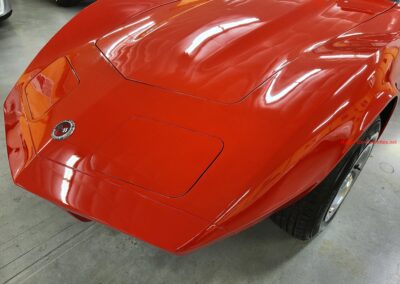 1973 Red Corvette 454 Big Block Black Interior For Sale