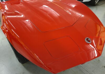 1973 Red Corvette 454 Big Block Black Interior For Sale