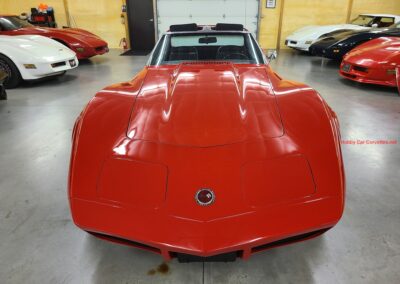 1973 Red Corvette 454 Big Block Black Interior For Sale