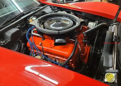 1973 Red Corvette 454 Big Block Black Interior For Sale