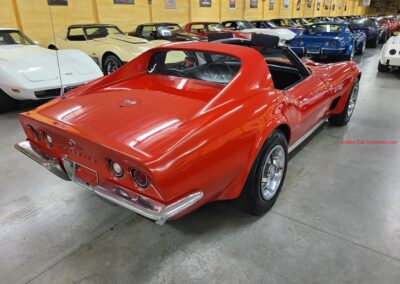 1973 Red Corvette 454 Big Block Black Interior For Sale