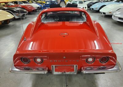 1973 Red Corvette 454 Big Block Black Interior For Sale