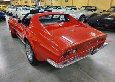 1973 Red Corvette 454 Big Block Black Interior For Sale