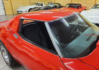 1973 Red Corvette 454 Big Block Black Interior For Sale