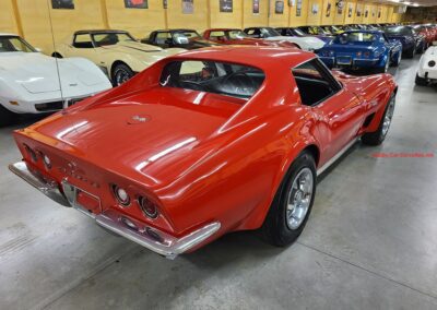 1973 Red Corvette 454 Big Block Black Interior For Sale