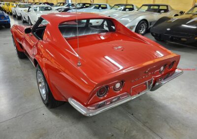 1973 Red Corvette 454 Big Block Black Interior For Sale