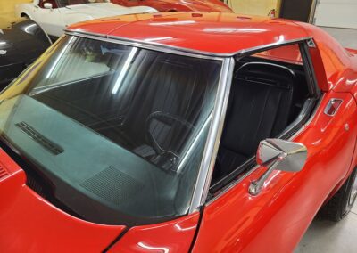 1973 Red Corvette 454 Big Block Black Interior For Sale