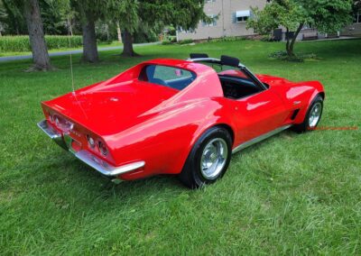 1973 Red Corvette 454 Big Block Black Interior For Sale