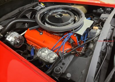 1973 Red Corvette 454 Big Block Black Interior For Sale