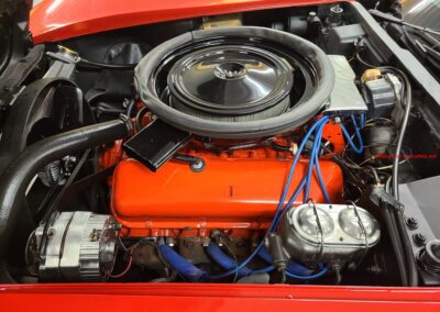 1973 Red Corvette 454 Big Block Black Interior For Sale