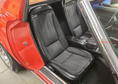1973 Red Corvette 454 Big Block Black Interior For Sale