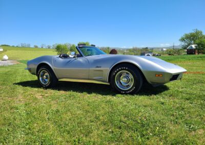 1973 Silver Corvette Convertible