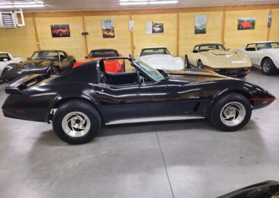 1974 Black Black Corvette Stingray 4spd Hot Rod For Sale