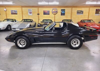 1974 Black Black Corvette Stingray 4spd Hot Rod For Sale