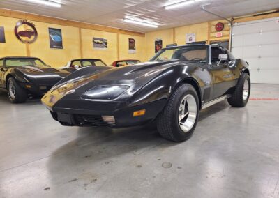 1974 Black Black Corvette Stingray 4spd Hot Rod For Sale