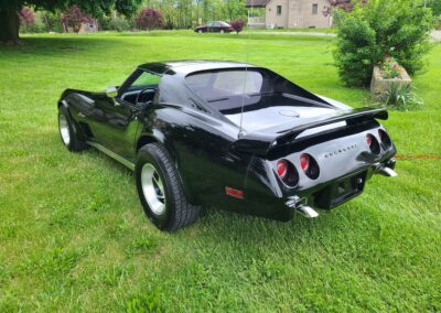 1974 Black Black Corvette Stingray 4spd Hot Rod For Sale