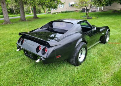 1974 Black Black Corvette Stingray 4spd Hot Rod For Sale