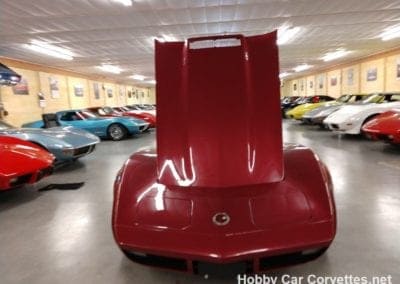 1974 Dark Red Corvette Convertible Big Block Automatic For Sale