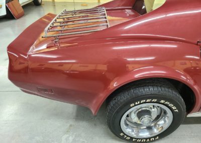 1974 Dark Red Corvette For Sale