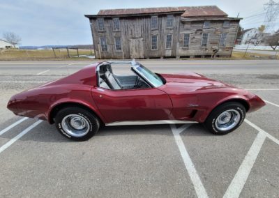 1974 Dark Red Corvette Big Block For Sale