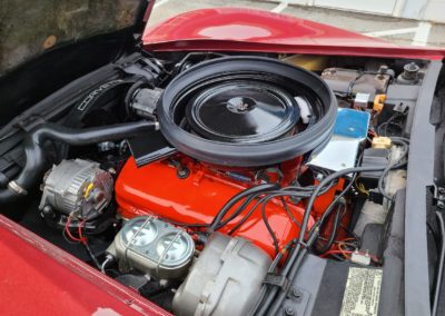 1974 Dark Red Corvette Big Block For Sale