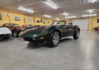 1974 Dark Green L82 C3 Corvette Convertible For Sale