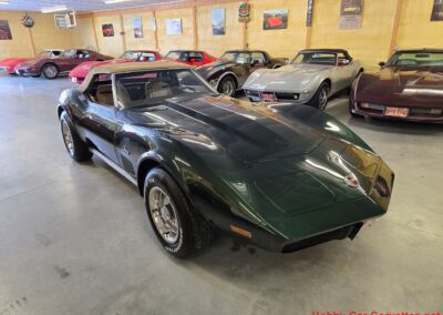 1974 Dark Green L82 C3 Corvette Convertible For Sale