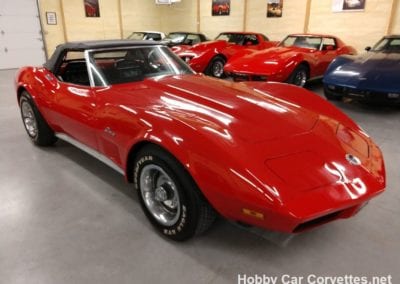 1974 Red Corvette Stingray Convertible