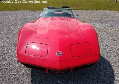 1974 Red Corvette Stingray Convertible