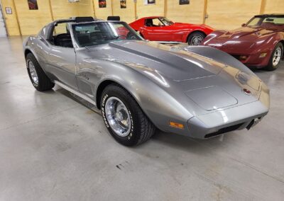 1974 Silver L82 4spd Corvette For Sale