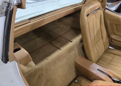 1974 White Corvette Stingray T Top 4spd Saddle Int