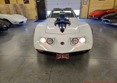 1974 White Corvette Stingray T Top 4spd Saddle Int