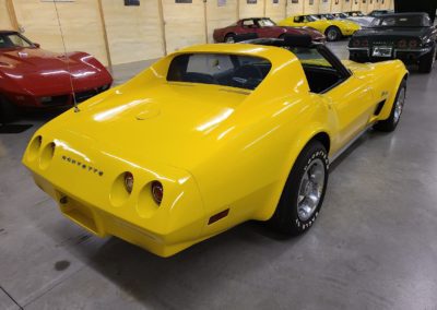 1974 Bright Yellow Corvette 4spd Black Interior For Sale