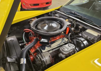 1974 Bright Yellow Corvette 4spd Black Interior For Sale